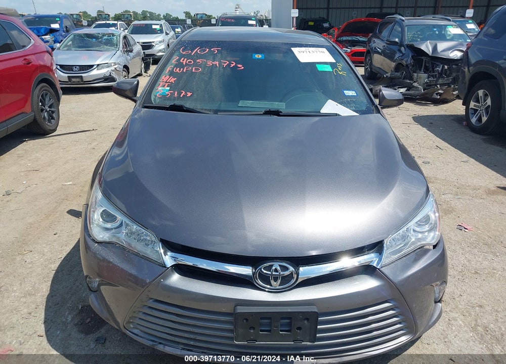 2016 TOYOTA CAMRY LE VIN: 4T4BF1FK5GR539630