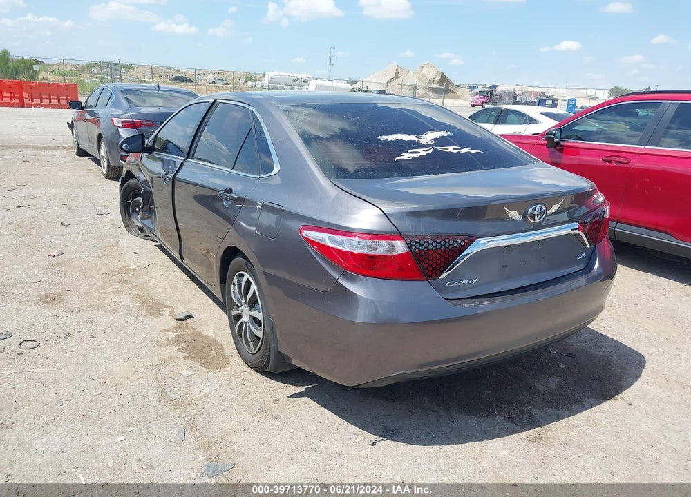 2016 TOYOTA CAMRY LE VIN: 4T4BF1FK5GR539630