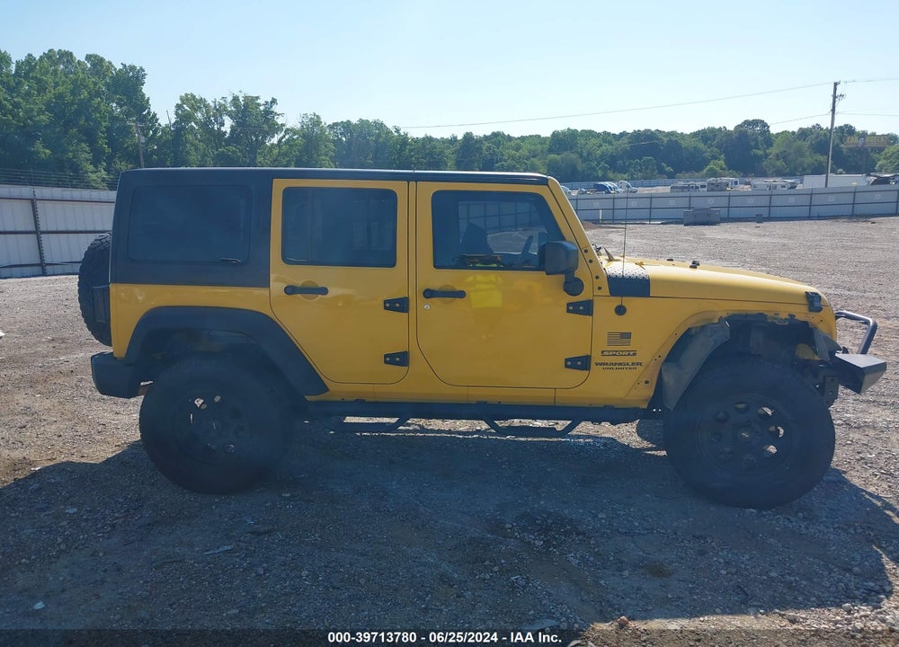2015 JEEP WRANGLER UNLIMITED SPORT VIN: 1C4BJWDG3FL650531