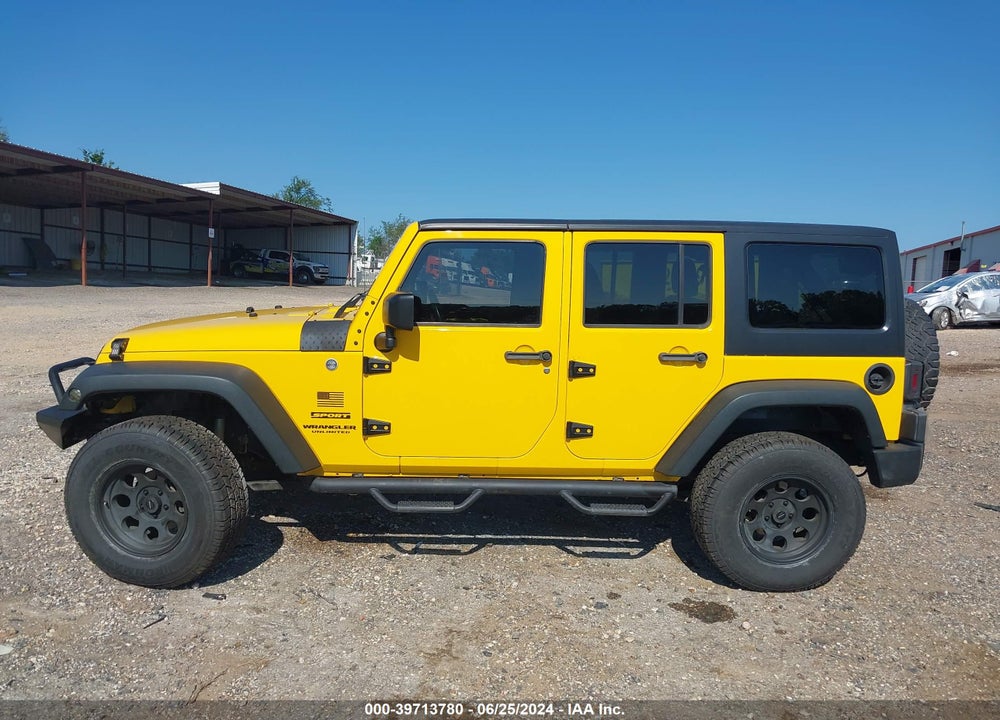 2015 JEEP WRANGLER UNLIMITED SPORT VIN: 1C4BJWDG3FL650531