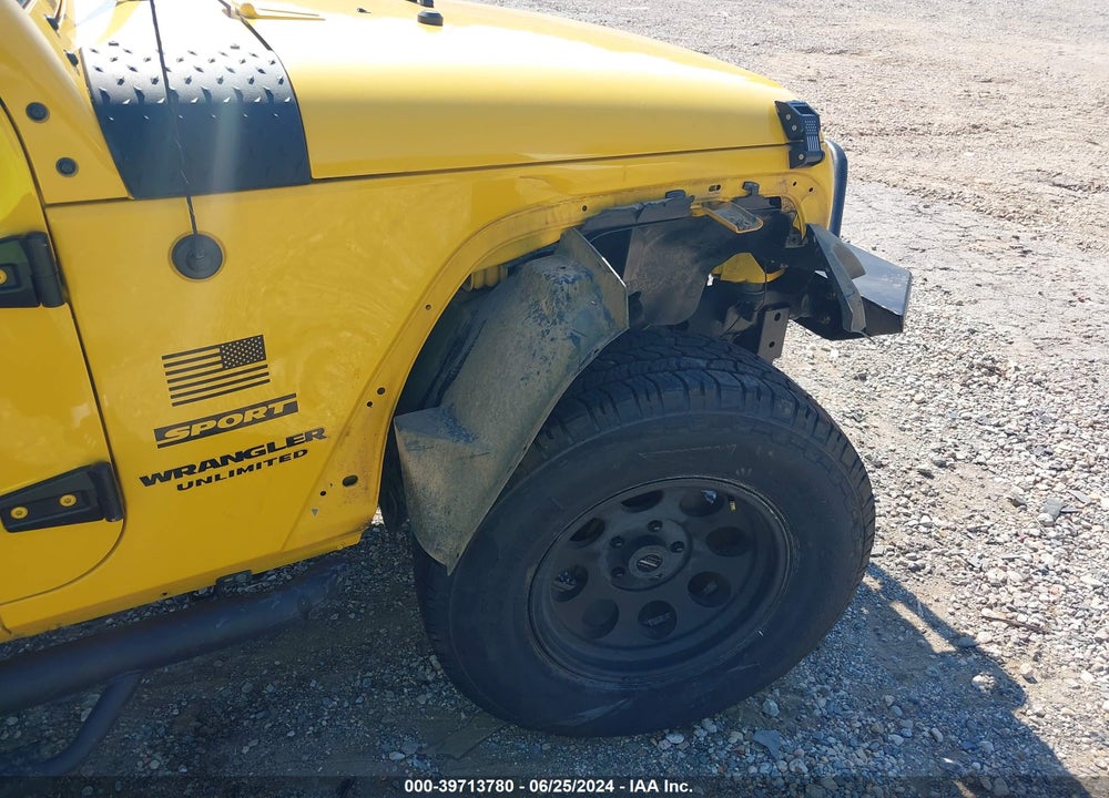 2015 JEEP WRANGLER UNLIMITED SPORT VIN: 1C4BJWDG3FL650531