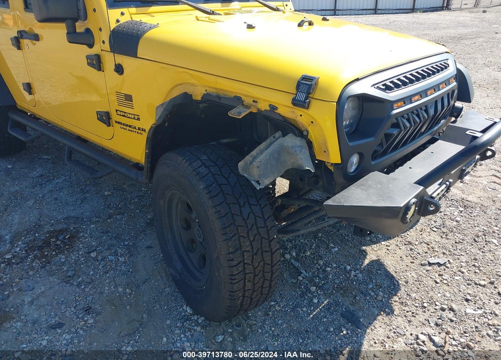 2015 JEEP WRANGLER UNLIMITED SPORT VIN: 1C4BJWDG3FL650531