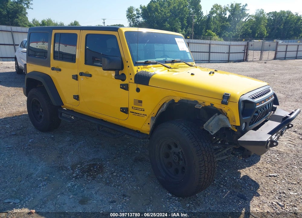 2015 JEEP WRANGLER UNLIMITED SPORT VIN: 1C4BJWDG3FL650531