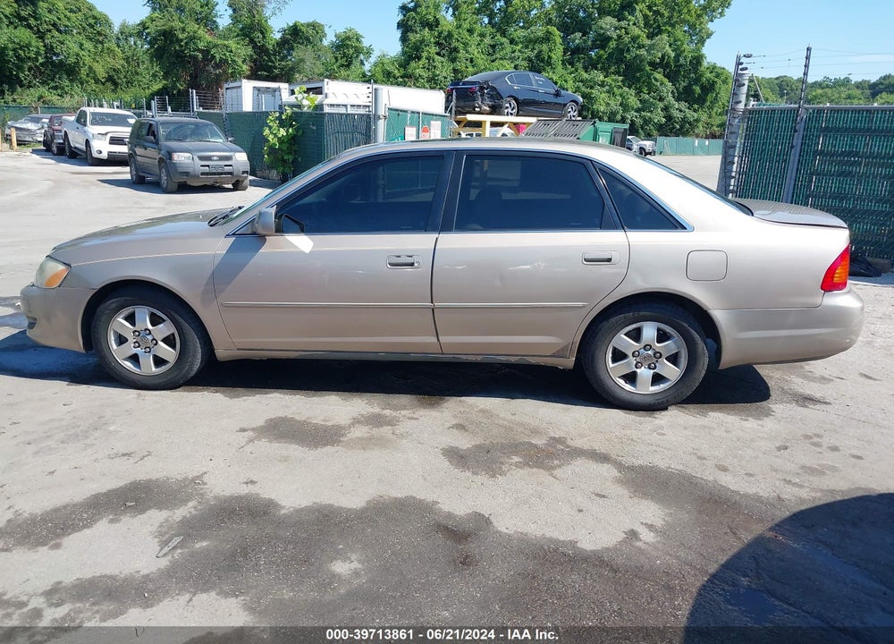 2000 TOYOTA AVALON VIN: 4T1BF28B7YU107958