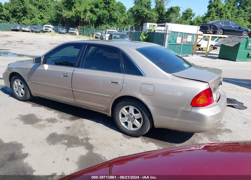 2000 TOYOTA AVALON VIN: 4T1BF28B7YU107958