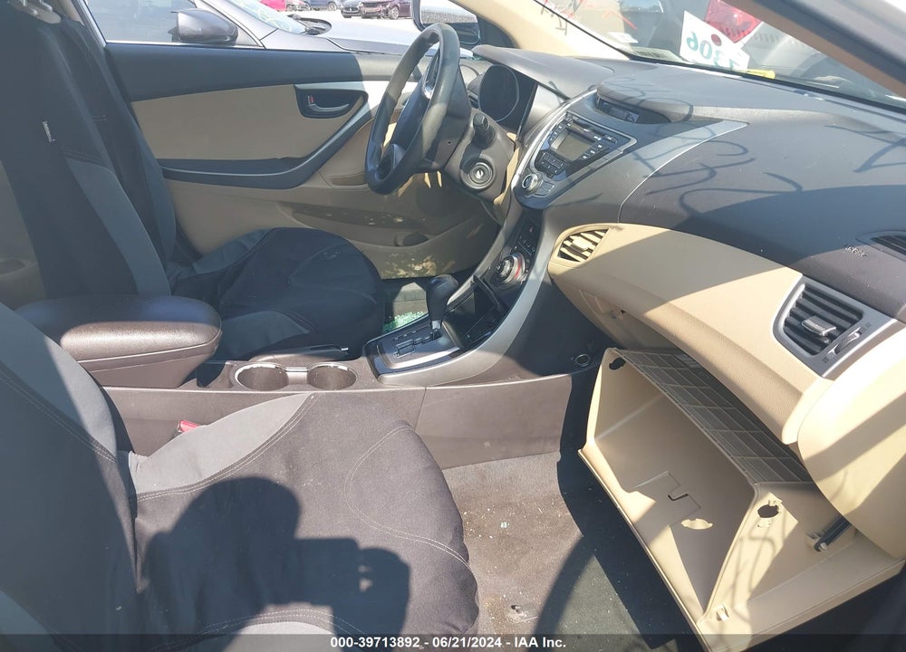 2013 HYUNDAI ELANTRA GLS VIN: 5NPDH4AE0DH192993