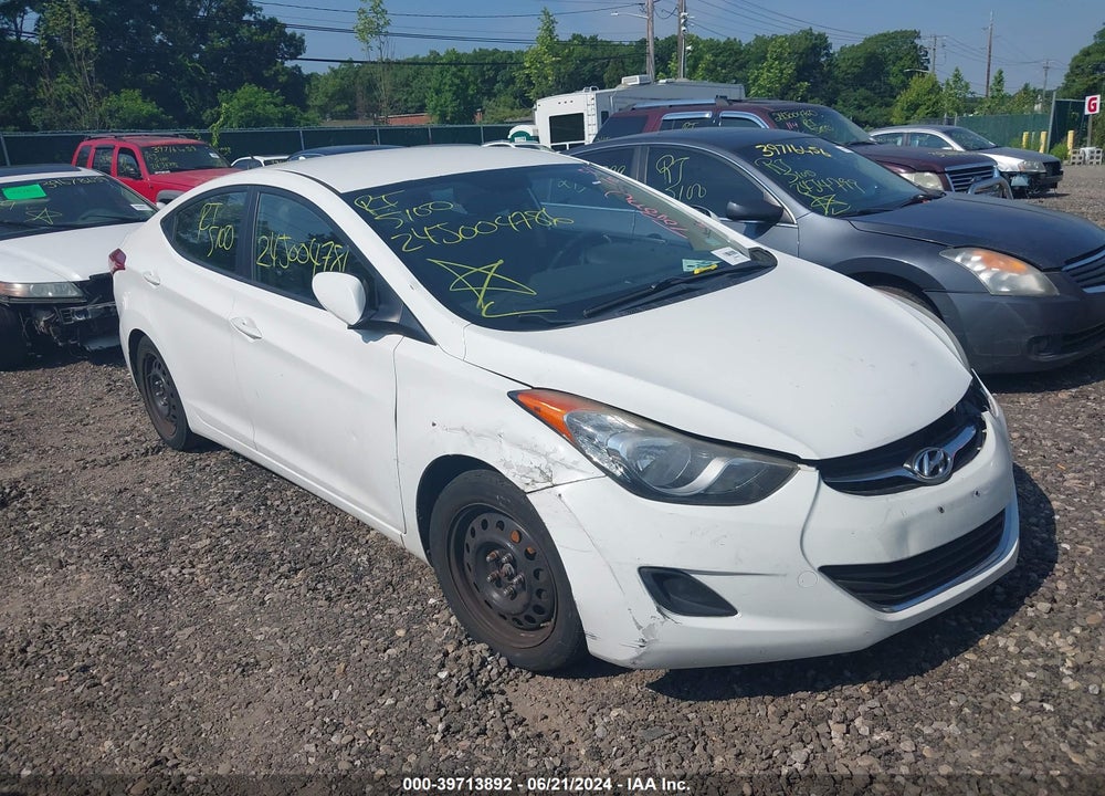 2013 HYUNDAI ELANTRA GLS VIN: 5NPDH4AE0DH192993