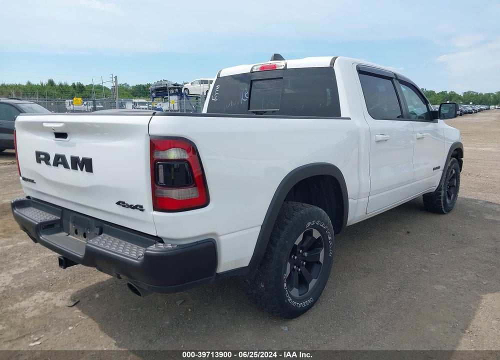 2019 RAM 1500 REBEL 4X4 5'7 BOX VIN: 1C6SRFLT4KN565842
