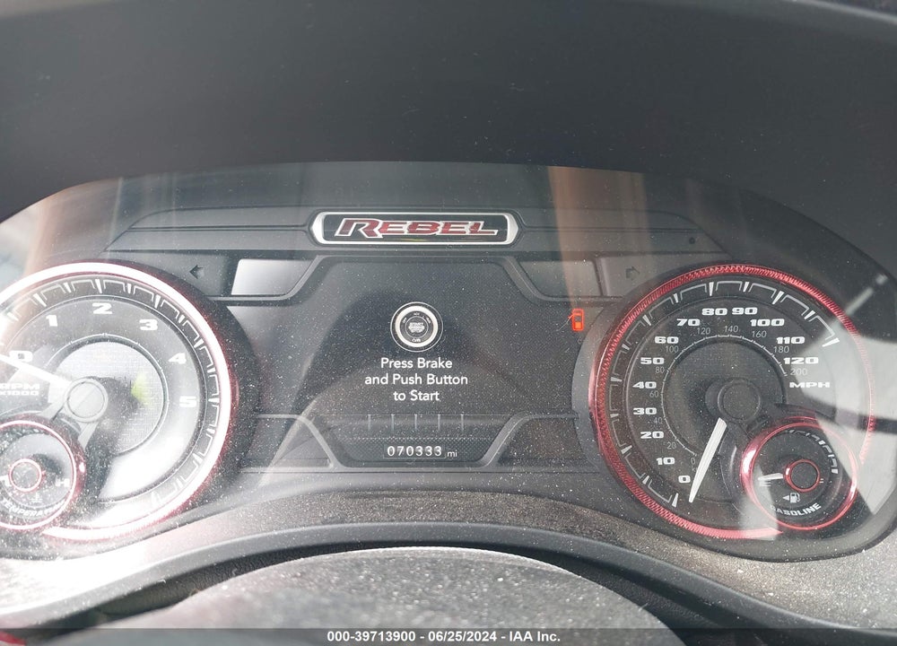2019 RAM 1500 REBEL 4X4 5'7 BOX VIN: 1C6SRFLT4KN565842