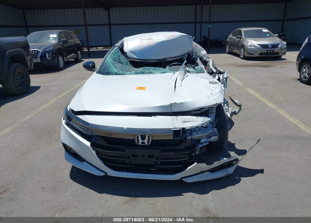 2021 HONDA ACCORD SPORT VIN: 1HGCV1F37MA109854