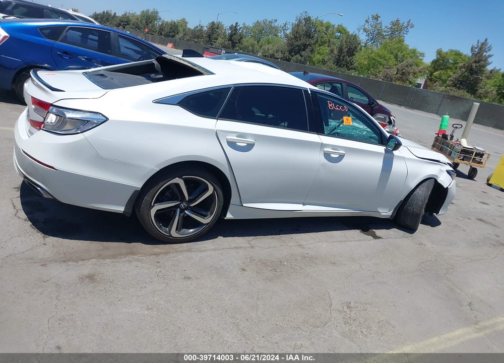 2021 HONDA ACCORD SPORT VIN: 1HGCV1F37MA109854