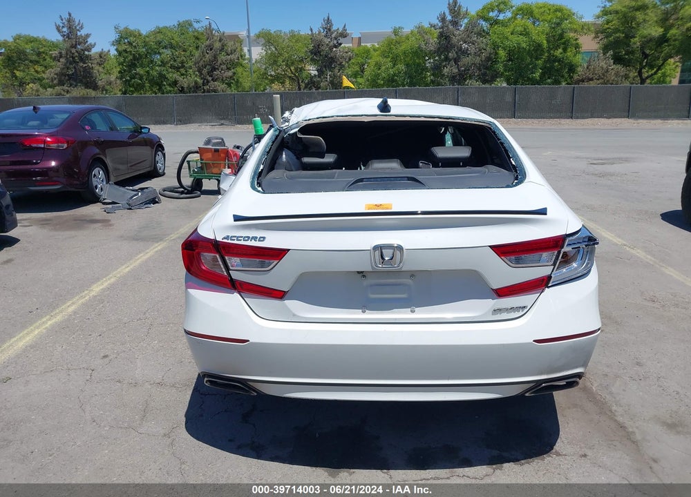 2021 HONDA ACCORD SPORT VIN: 1HGCV1F37MA109854