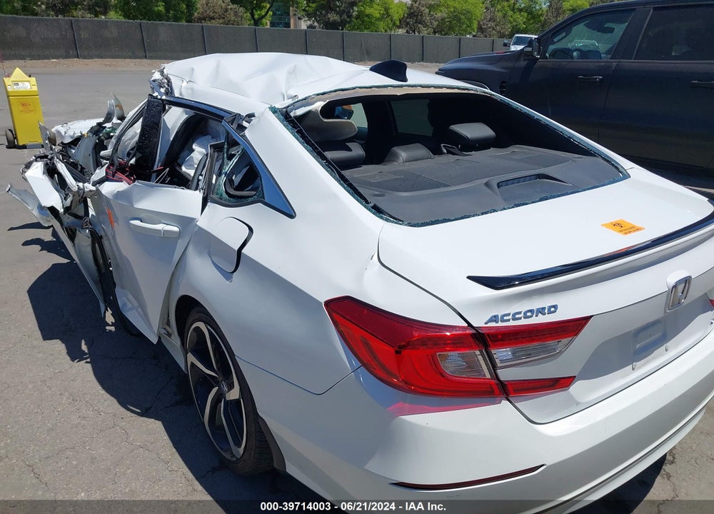 2021 HONDA ACCORD SPORT VIN: 1HGCV1F37MA109854