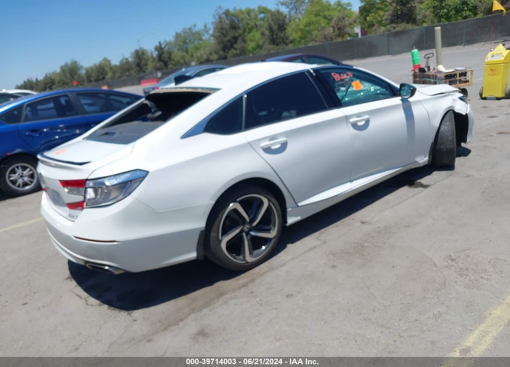 2021 HONDA ACCORD SPORT VIN: 1HGCV1F37MA109854