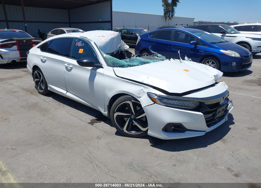 2021 HONDA ACCORD SPORT VIN: 1HGCV1F37MA109854