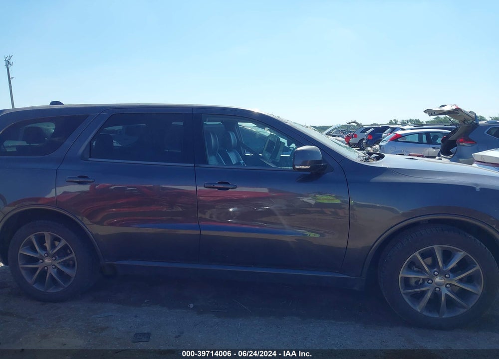 2017 DODGE DURANGO GT RWD VIN: 1C4RDHDG1HC774124