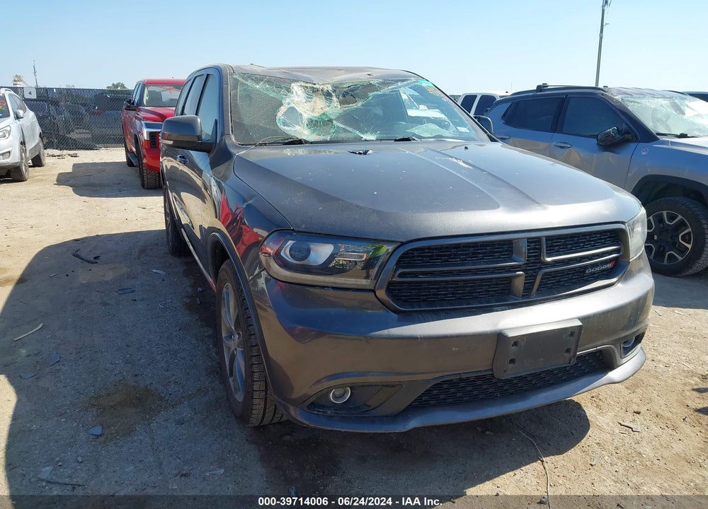 2017 DODGE DURANGO GT RWD VIN: 1C4RDHDG1HC774124