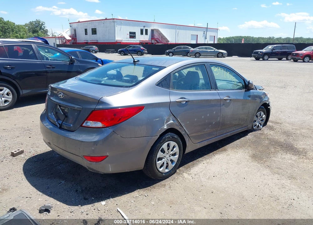 2017 HYUNDAI ACCENT SE VIN: KMHCT4AEXHU218744