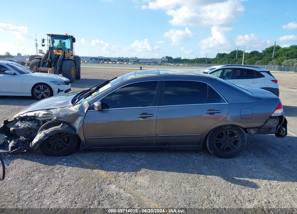 2007 HONDA ACCORD 2.4 EX VIN: 1HGCM568X7A089674