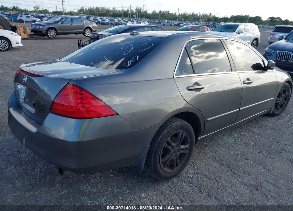 2007 HONDA ACCORD 2.4 EX VIN: 1HGCM568X7A089674