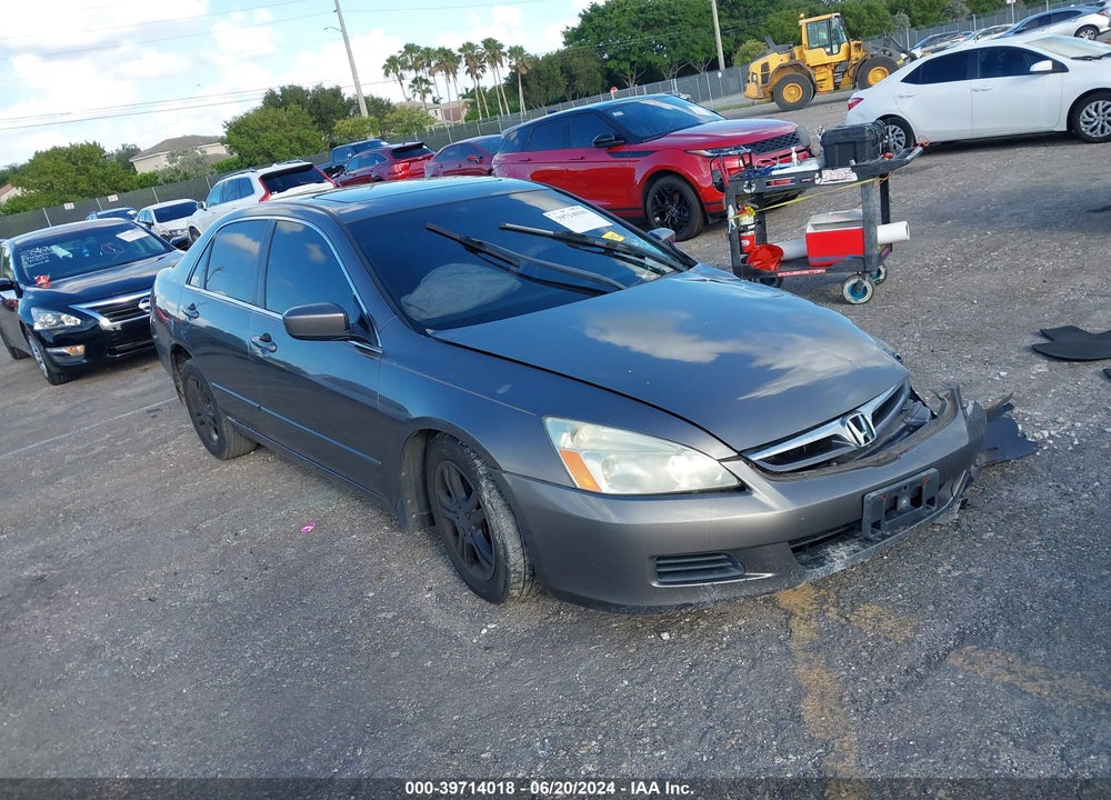2007 HONDA ACCORD 2.4 EX VIN: 1HGCM568X7A089674