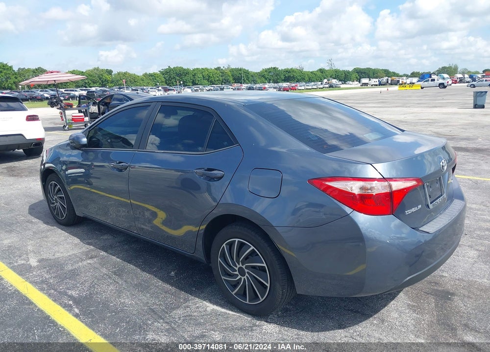 2019 TOYOTA COROLLA LE VIN: 5YFBURHE7KP865512
