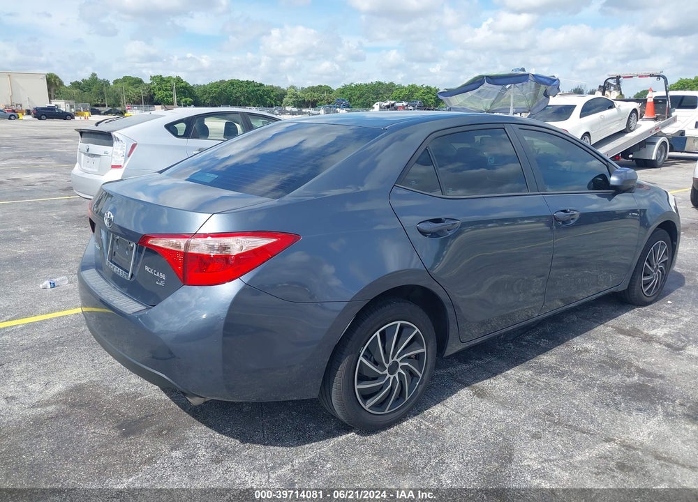2019 TOYOTA COROLLA LE VIN: 5YFBURHE7KP865512