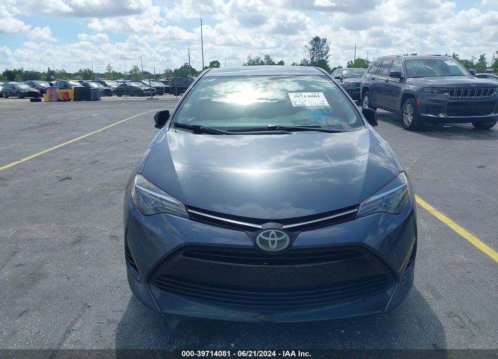 2019 TOYOTA COROLLA LE VIN: 5YFBURHE7KP865512