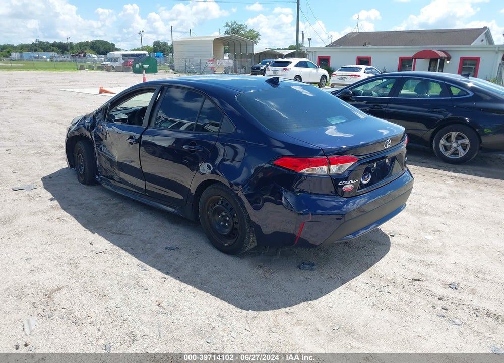 2022 TOYOTA COROLLA LE VIN: 5YFEPMAE7NP291581