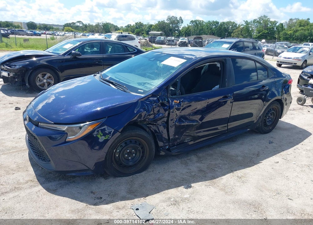 2022 TOYOTA COROLLA LE VIN: 5YFEPMAE7NP291581