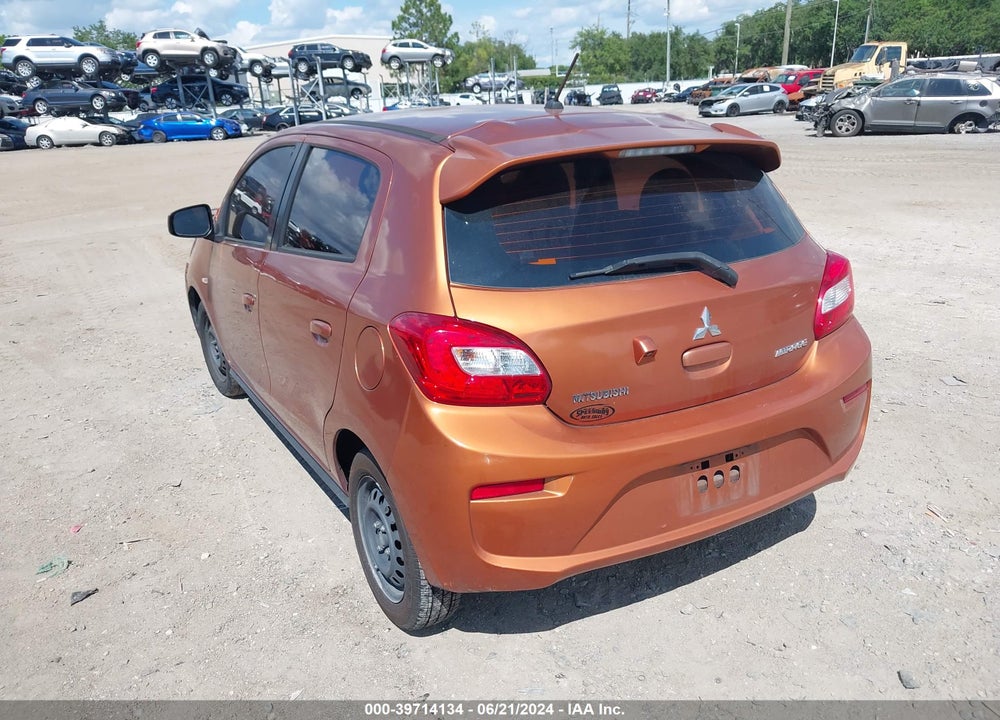 2018 MITSUBISHI MIRAGE ES VIN: ML32A3HJ7JH013631