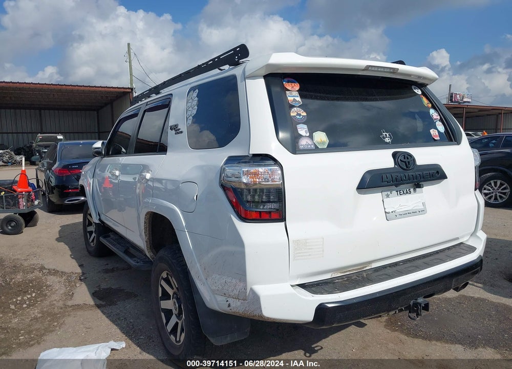 2019 TOYOTA 4RUNNER TRD OFF ROAD PREMIUM VIN: JTEBU5JR6K5674954