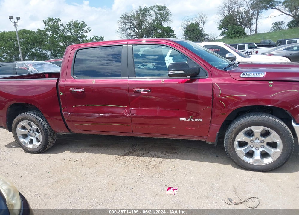 2019 RAM 1500 BIG HORN/LONE STAR 4X4 5'7 BOX VIN: 1C6SRFFT5KN816525