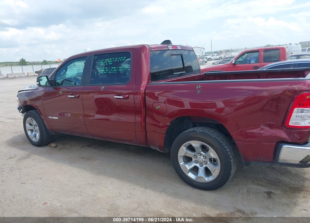 2019 RAM 1500 BIG HORN/LONE STAR 4X4 5'7 BOX VIN: 1C6SRFFT5KN816525