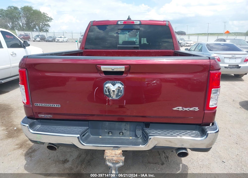 2019 RAM 1500 BIG HORN/LONE STAR 4X4 5'7 BOX VIN: 1C6SRFFT5KN816525