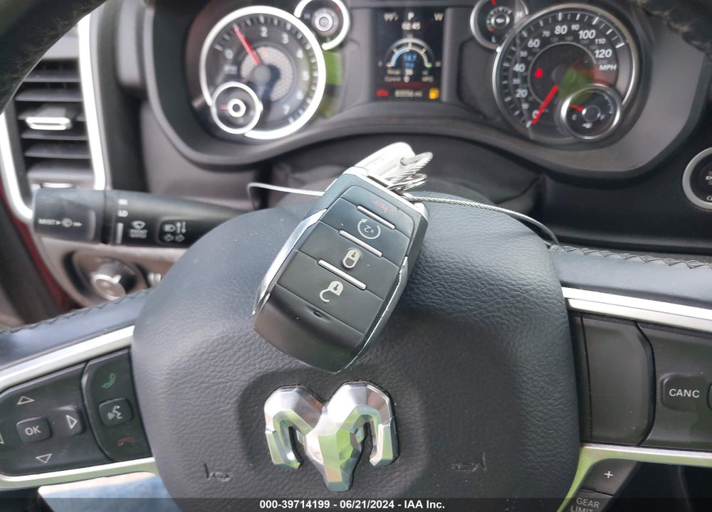 2019 RAM 1500 BIG HORN/LONE STAR 4X4 5'7 BOX VIN: 1C6SRFFT5KN816525