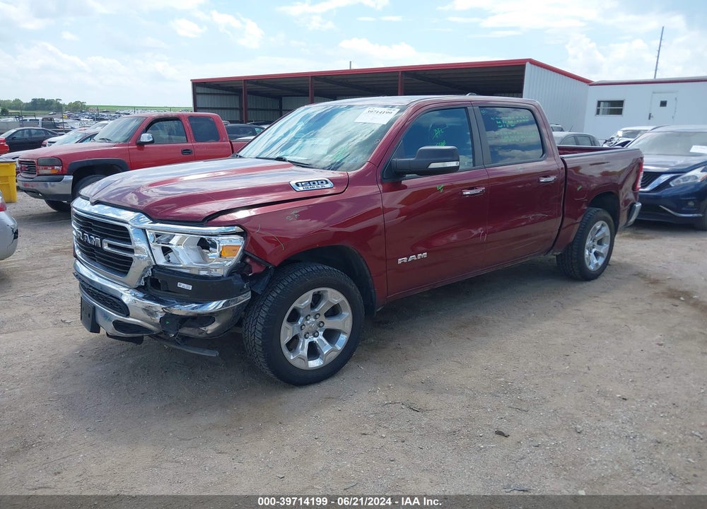 2019 RAM 1500 BIG HORN/LONE STAR 4X4 5'7 BOX VIN: 1C6SRFFT5KN816525