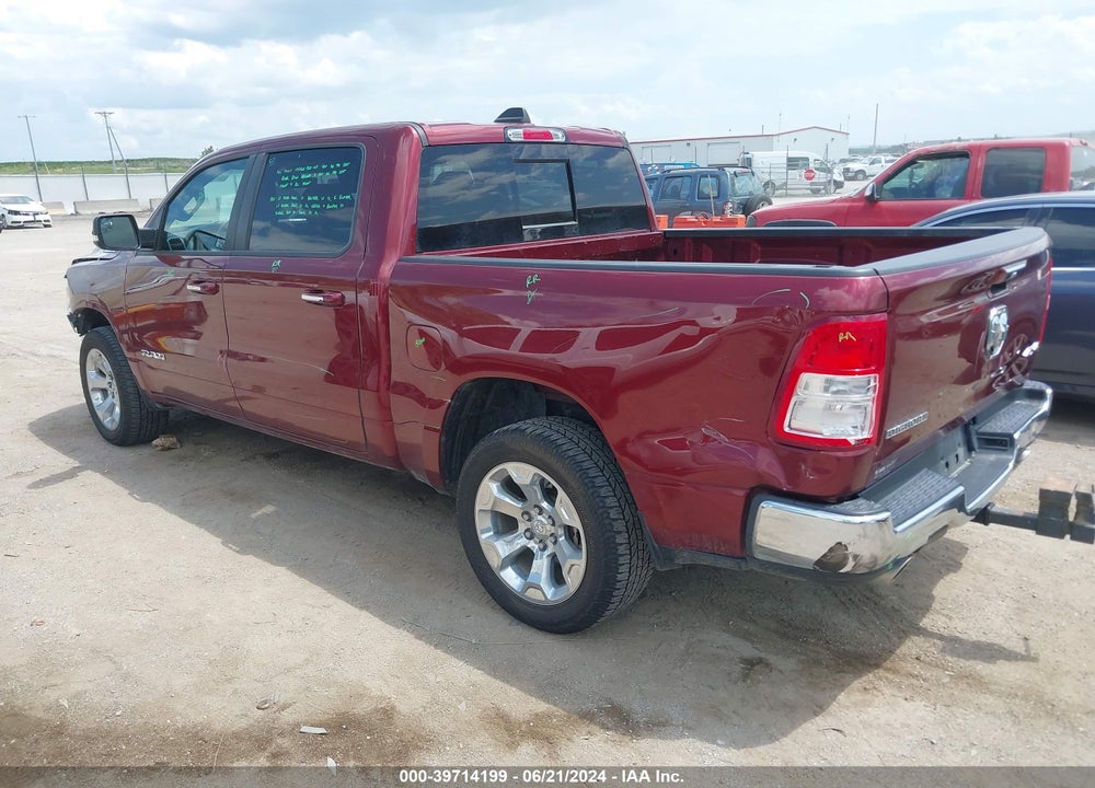 2019 RAM 1500 BIG HORN/LONE STAR 4X4 5'7 BOX VIN: 1C6SRFFT5KN816525