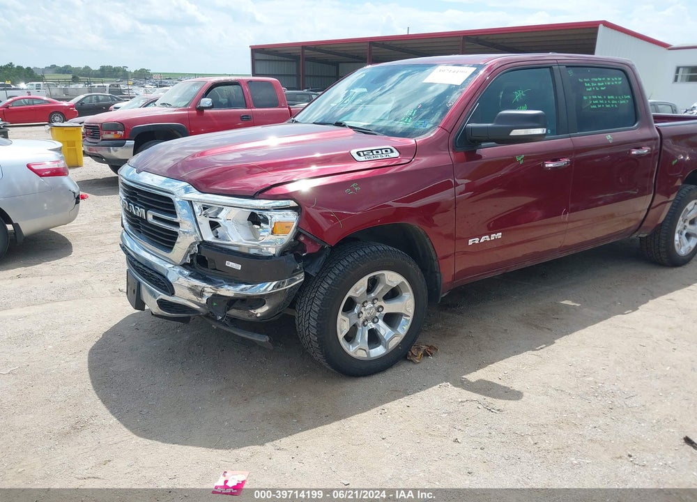 2019 RAM 1500 BIG HORN/LONE STAR 4X4 5'7 BOX VIN: 1C6SRFFT5KN816525