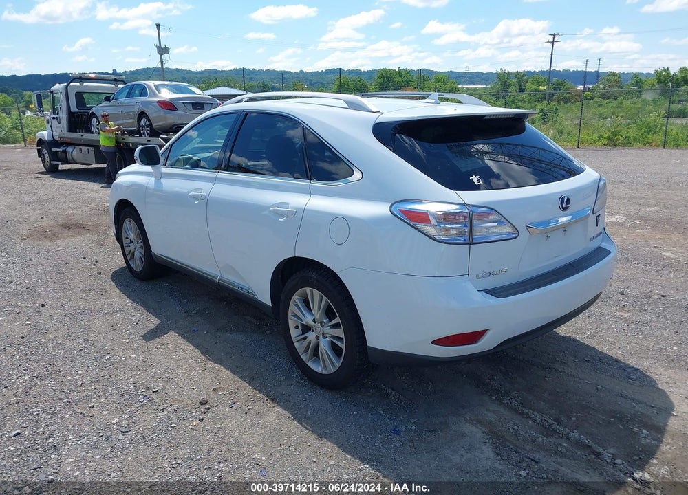 2010 LEXUS RX 450H VIN: JTJBC1BA9A2007267
