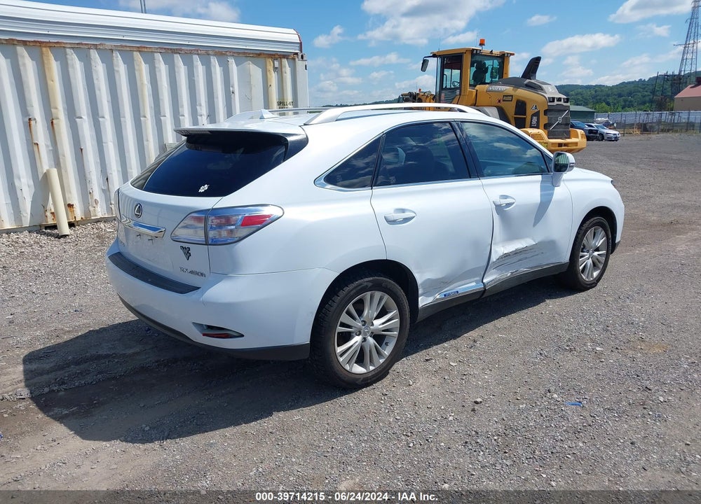 2010 LEXUS RX 450H VIN: JTJBC1BA9A2007267