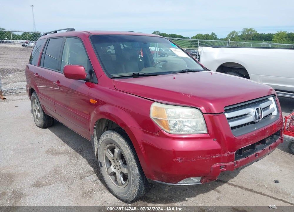2006 HONDA PILOT EX-L VIN: 2HKYF18586H511264