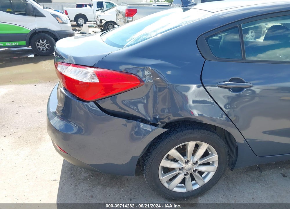2014 KIA FORTE LX VIN: KNAFX4A68E5092711
