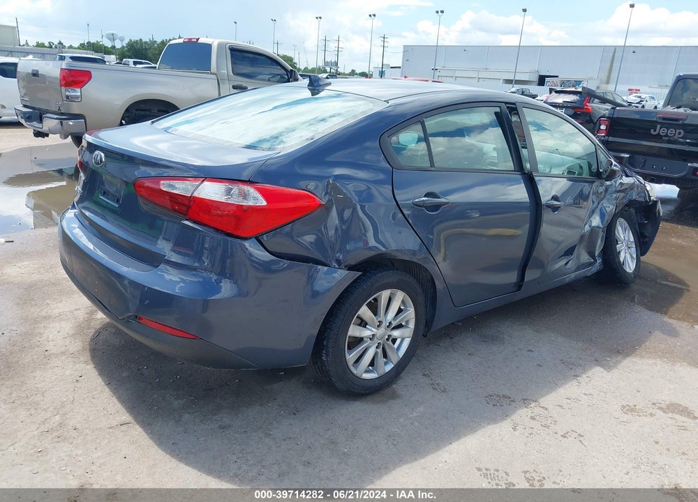 2014 KIA FORTE LX VIN: KNAFX4A68E5092711