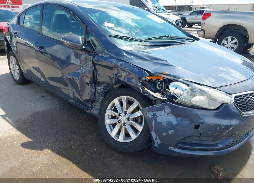 2014 KIA FORTE LX VIN: KNAFX4A68E5092711