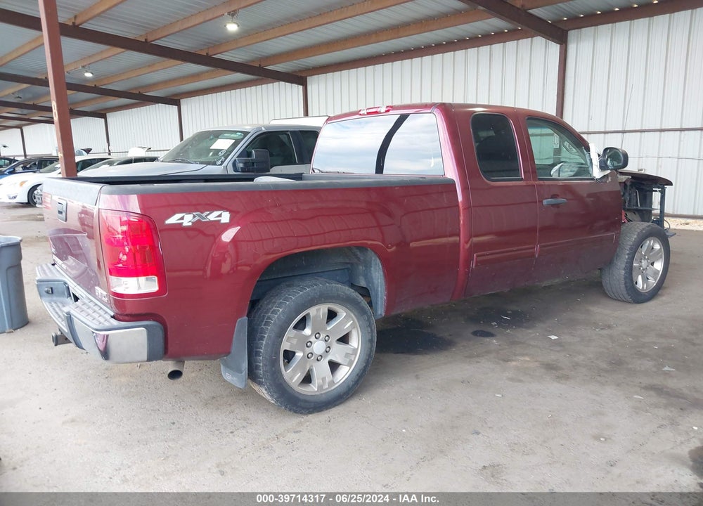 2009 GMC SIERRA 1500 SLE VIN: 2GTEK290391113554