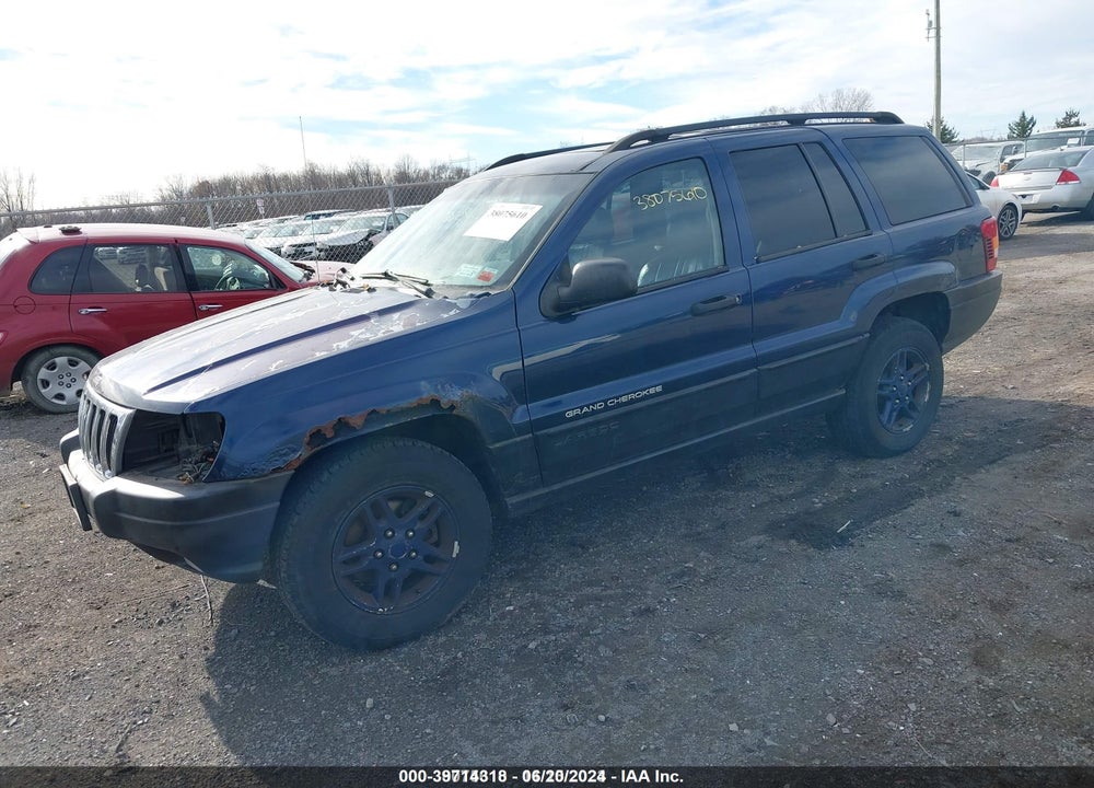 2003 JEEP GRAND CHEROKEE LAREDO VIN: 1J4GW48S23C586174