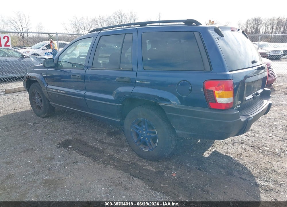 2003 JEEP GRAND CHEROKEE LAREDO VIN: 1J4GW48S23C586174