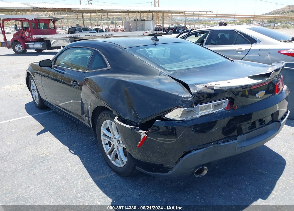 2015 CHEVROLET CAMARO 2LS VIN: 2G1FB1E33F9114255