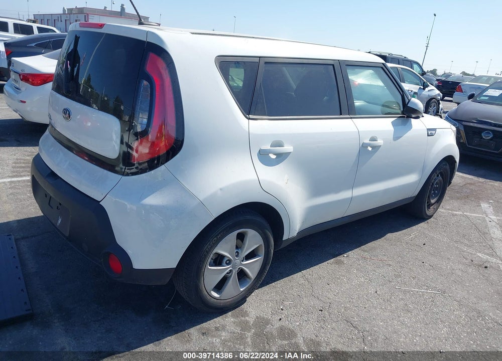 2016 KIA SOUL VIN: KNDJN2A27G7387665